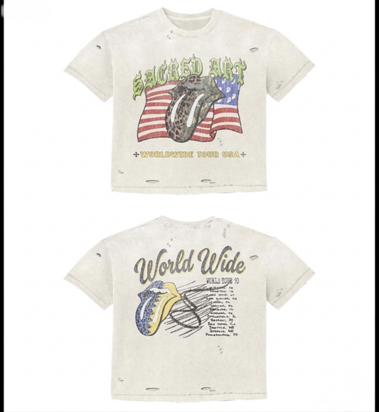 ADL X SACRED DESIRES “PAIN TOUR TEE”